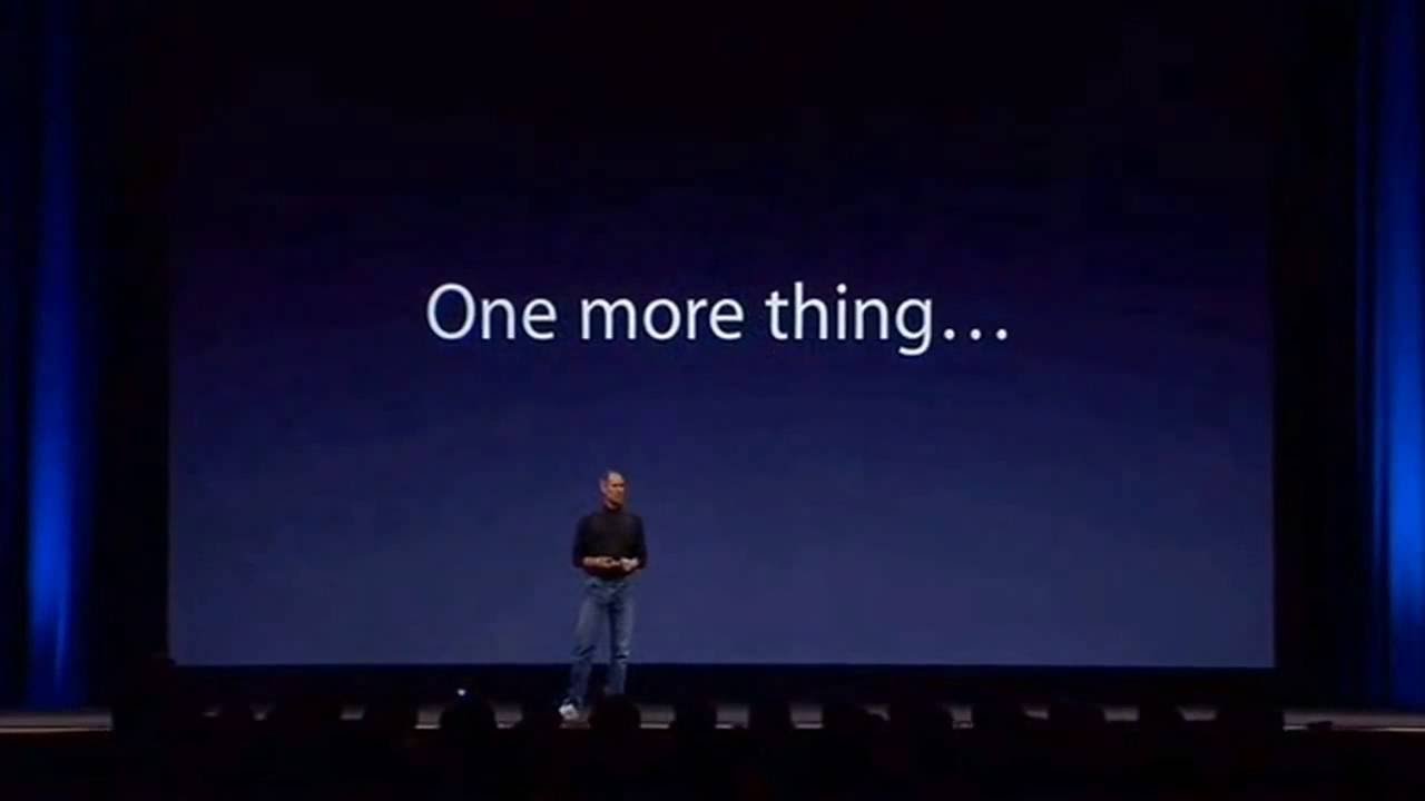 One More Thing